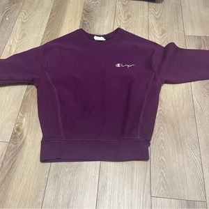 Purple Champion Women’s XS Crewneck
